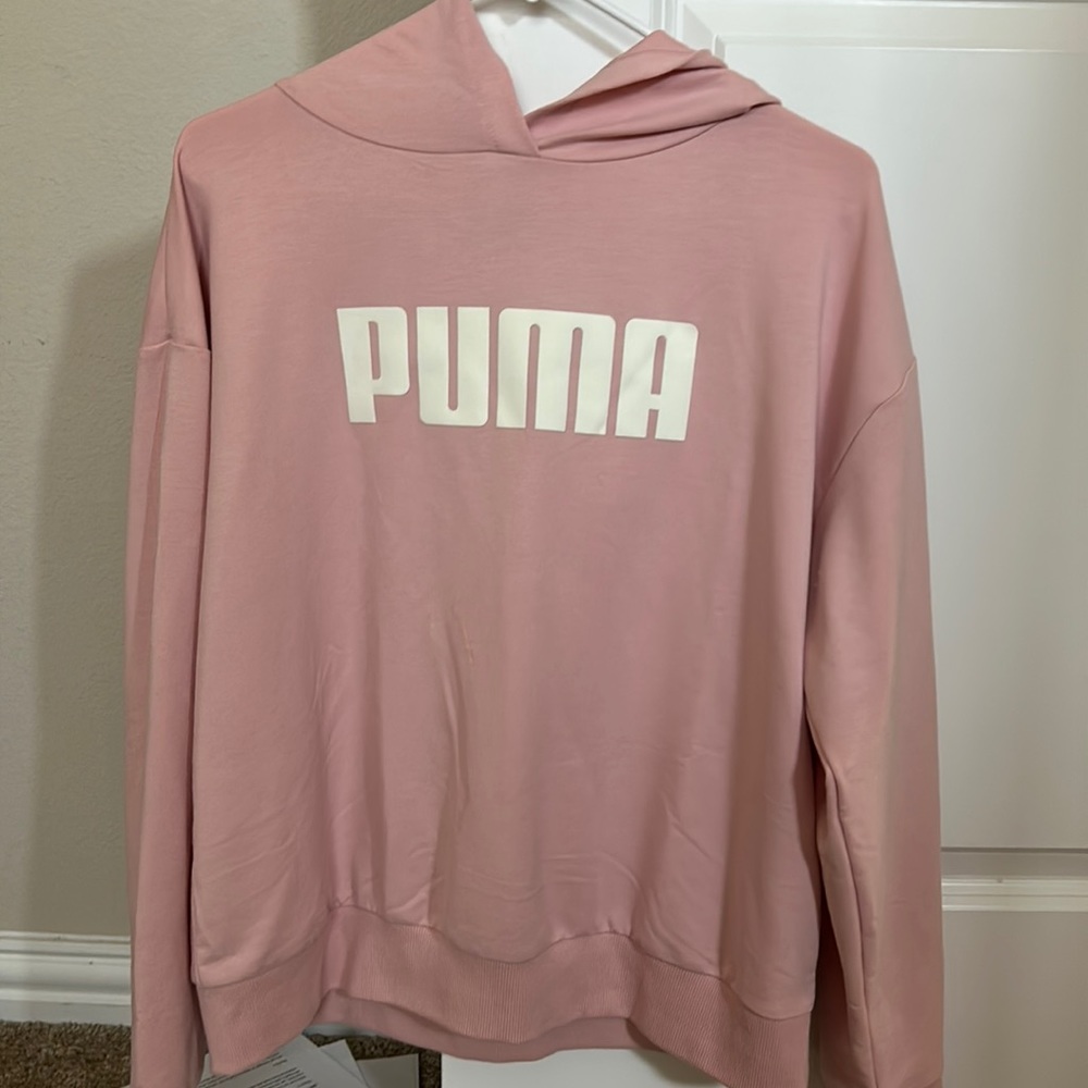 pink puma sweatshirt